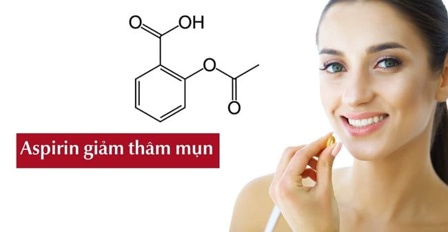 Trị thâm mụn với Aspirin