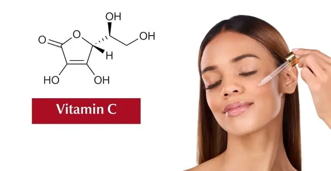 Trị thâm mụn với vitamin C