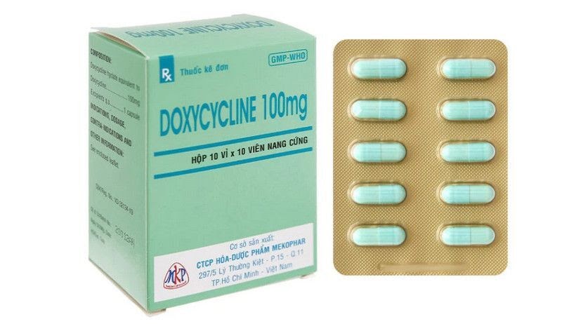 Thuốc Doxycycline trị mụn trứng cá